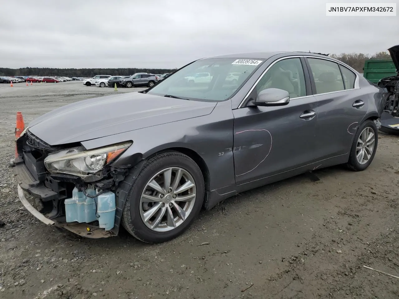 2015 Infiniti Q50 Base VIN: JN1BV7APXFM342672 Lot: 80039764