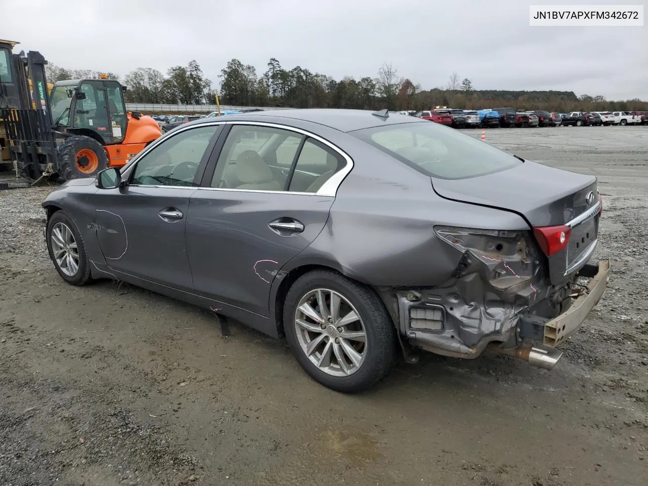 2015 Infiniti Q50 Base VIN: JN1BV7APXFM342672 Lot: 80039764