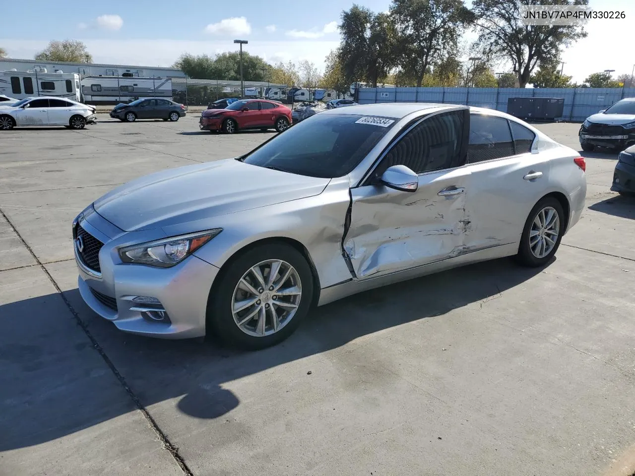 2015 Infiniti Q50 Base VIN: JN1BV7AP4FM330226 Lot: 80260534