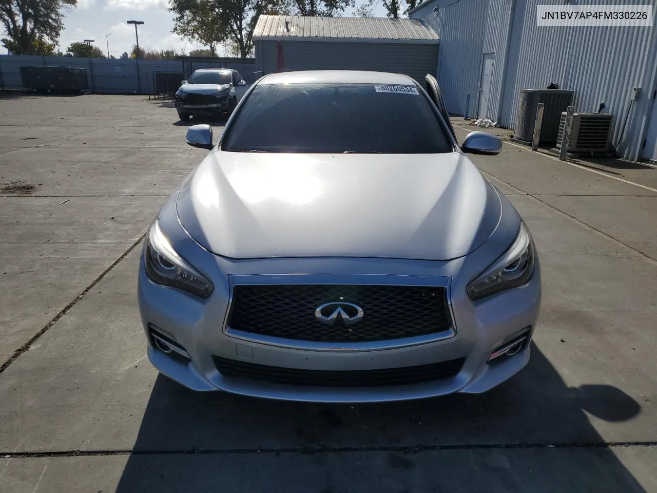 2015 Infiniti Q50 Base VIN: JN1BV7AP4FM330226 Lot: 80260534