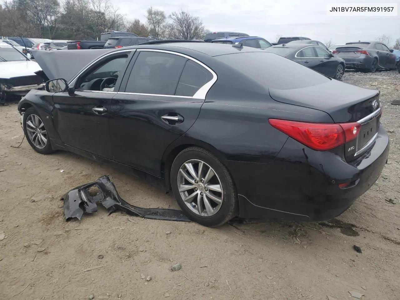 2015 Infiniti Q50 Base VIN: JN1BV7AR5FM391957 Lot: 80276884