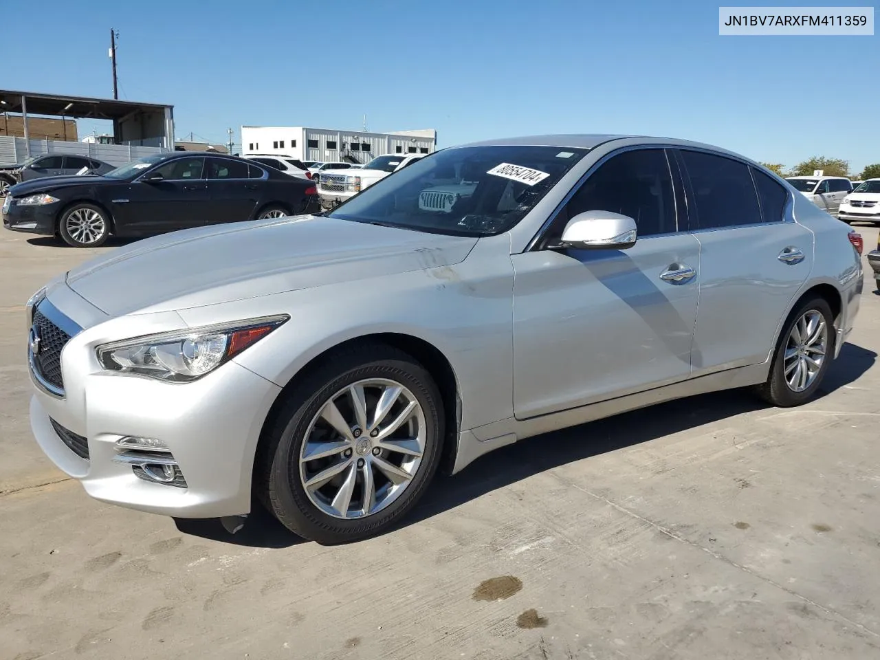 2015 Infiniti Q50 Base VIN: JN1BV7ARXFM411359 Lot: 80554704