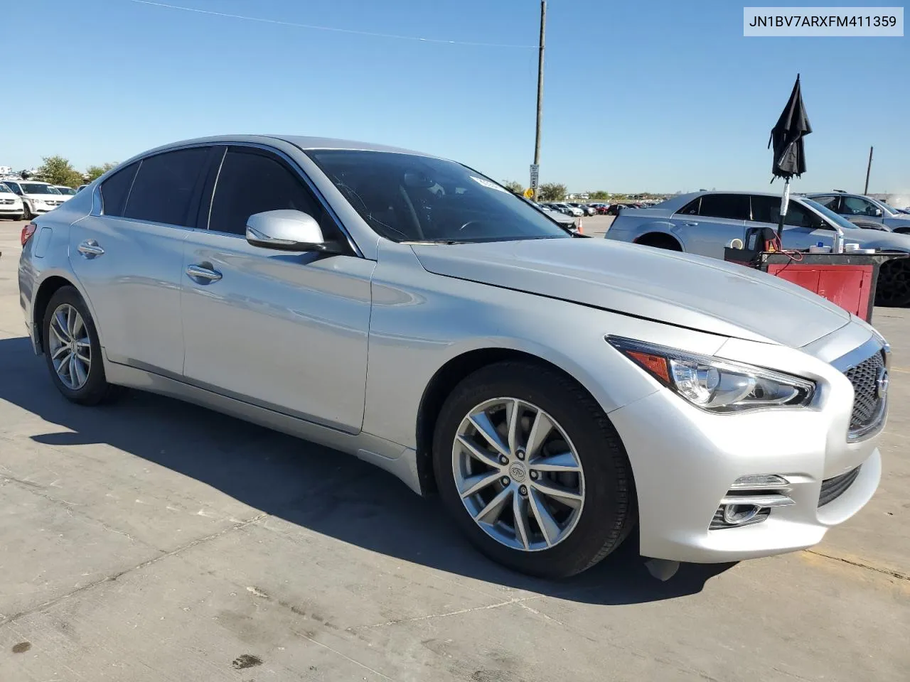 2015 Infiniti Q50 Base VIN: JN1BV7ARXFM411359 Lot: 80554704