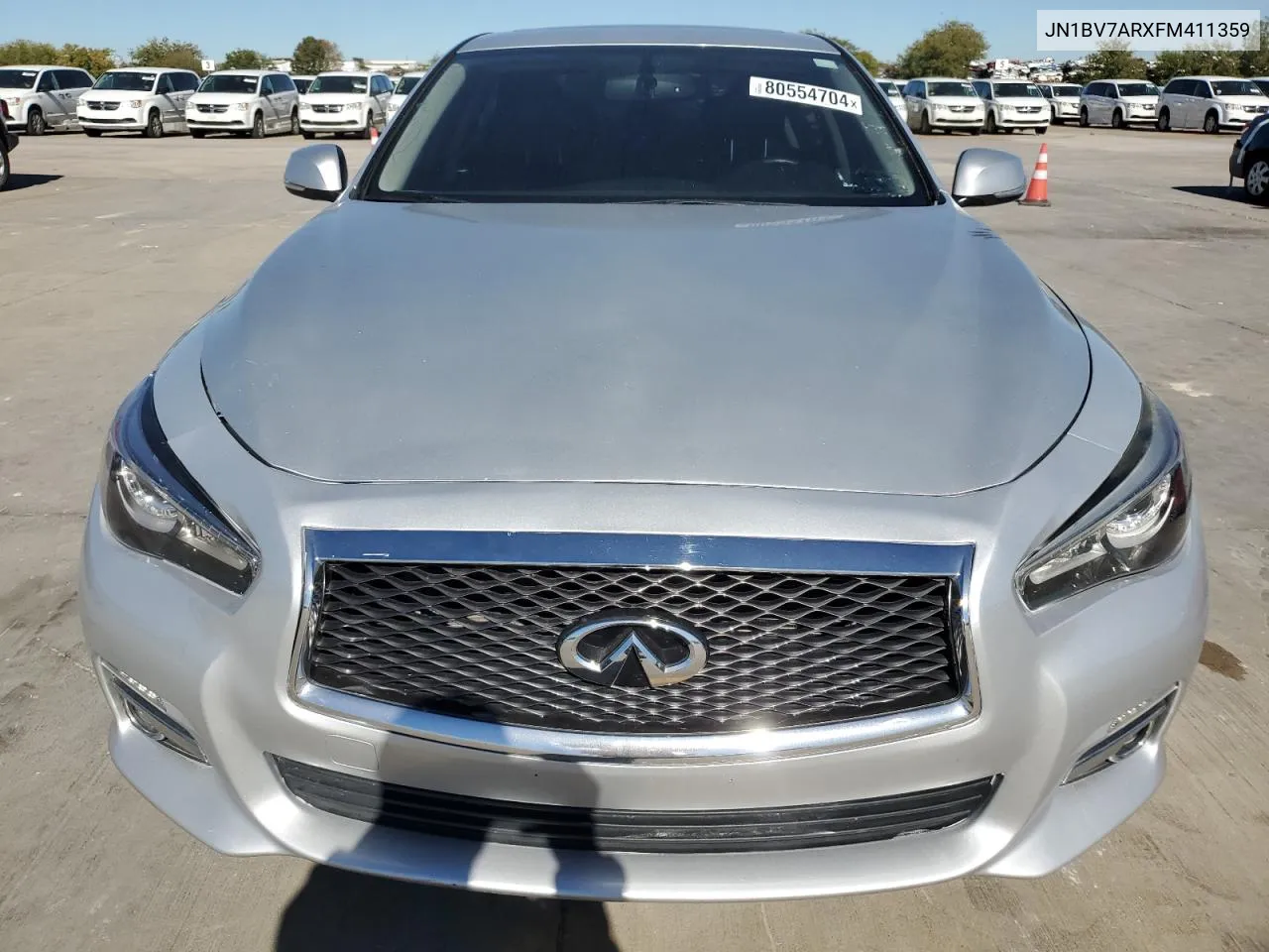 2015 Infiniti Q50 Base VIN: JN1BV7ARXFM411359 Lot: 80554704