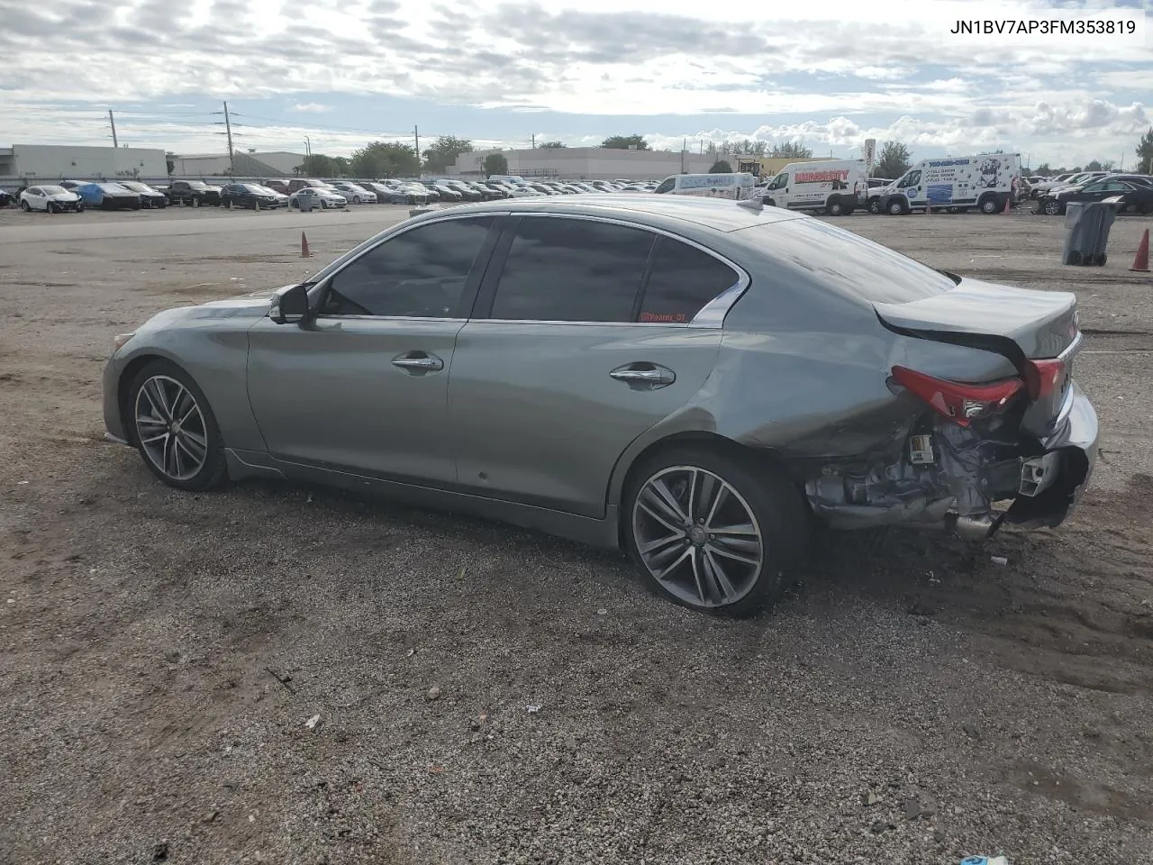 2015 Infiniti Q50 Base VIN: JN1BV7AP3FM353819 Lot: 80566674