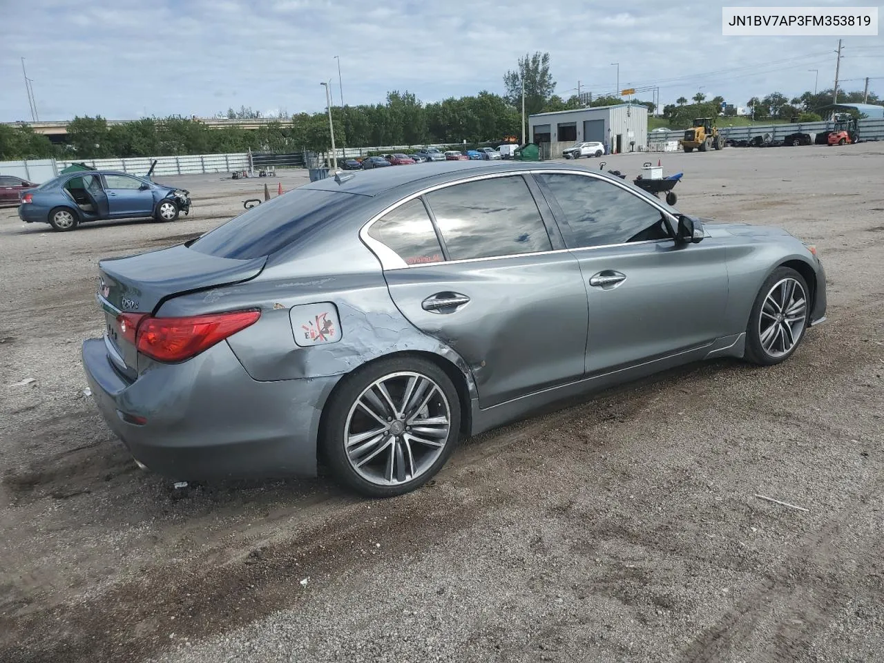 2015 Infiniti Q50 Base VIN: JN1BV7AP3FM353819 Lot: 80566674