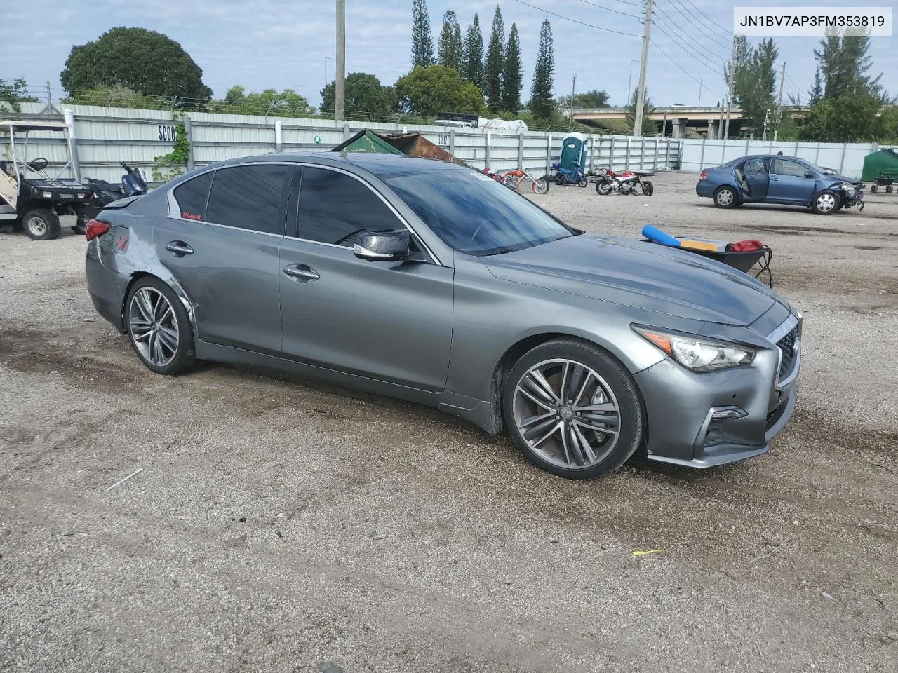 2015 Infiniti Q50 Base VIN: JN1BV7AP3FM353819 Lot: 80566674