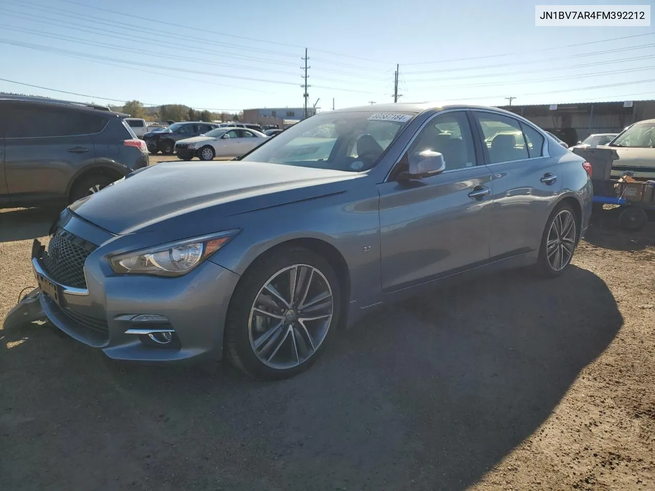 2015 Infiniti Q50 Base VIN: JN1BV7AR4FM392212 Lot: 80587184