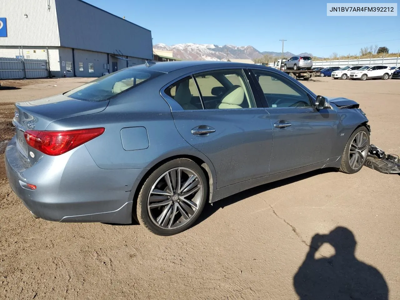 2015 Infiniti Q50 Base VIN: JN1BV7AR4FM392212 Lot: 80587184