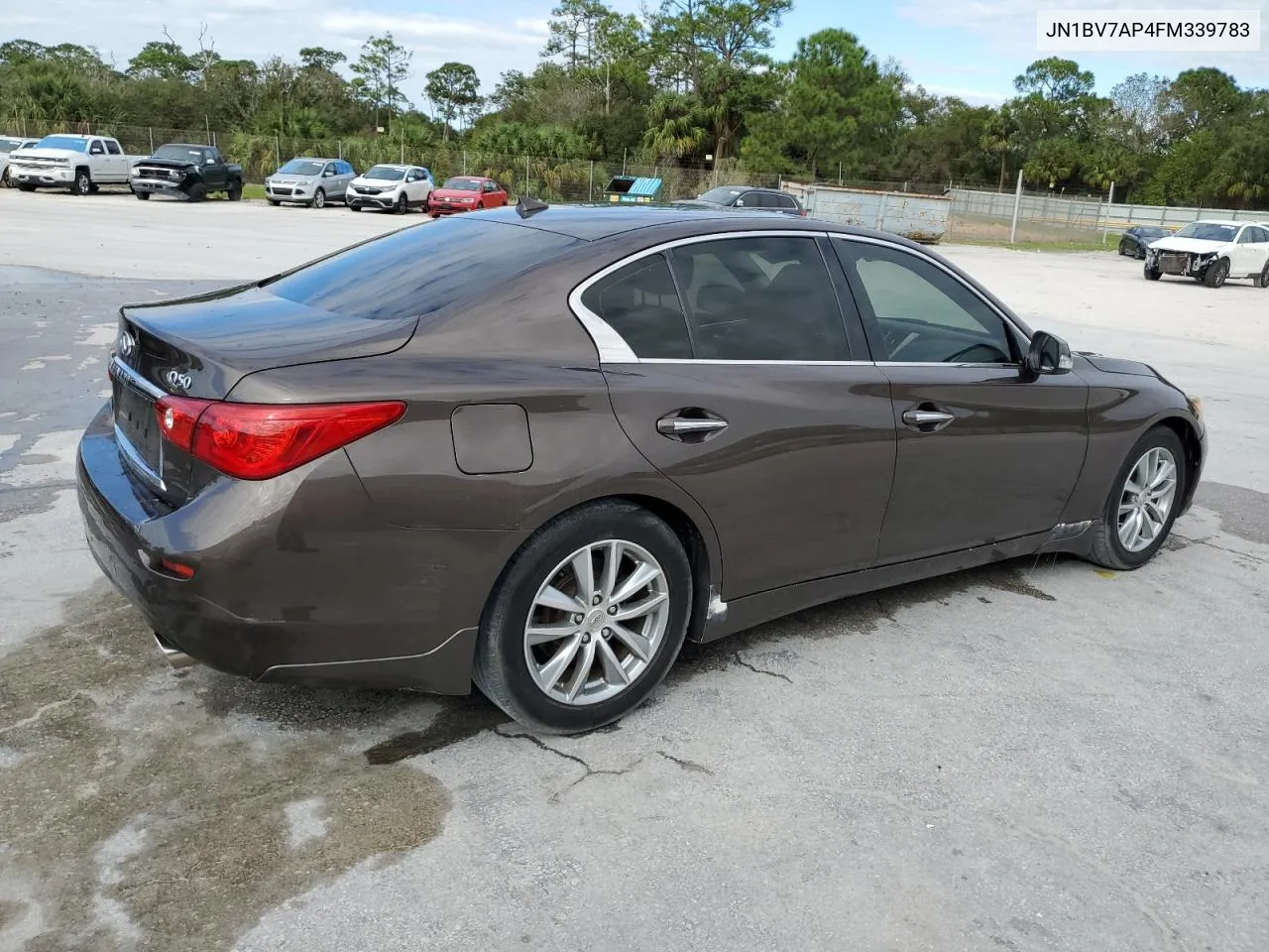 2015 Infiniti Q50 Base VIN: JN1BV7AP4FM339783 Lot: 81087114