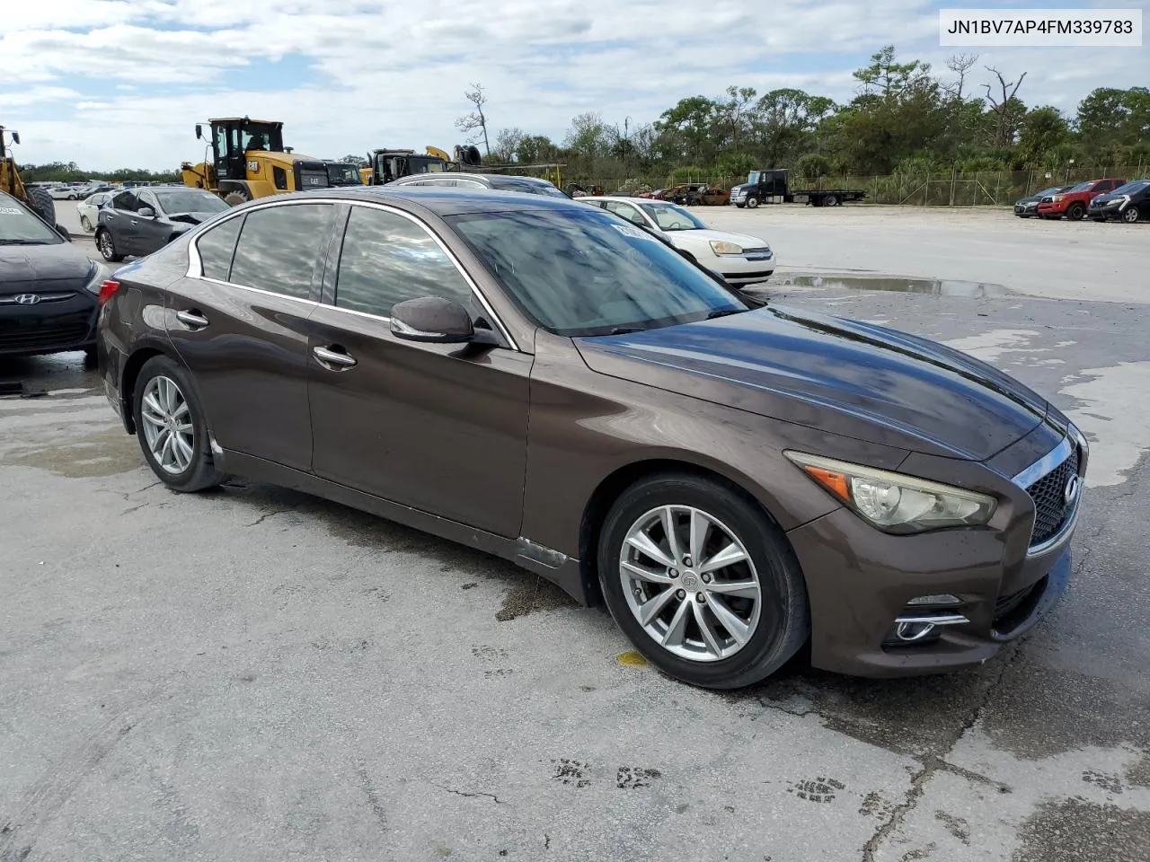 2015 Infiniti Q50 Base VIN: JN1BV7AP4FM339783 Lot: 81087114