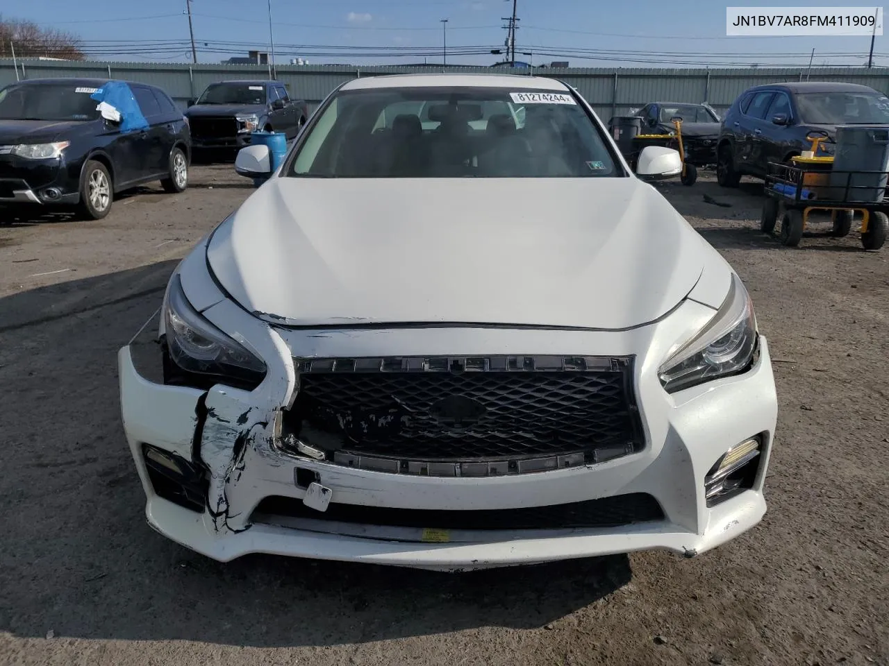 2015 Infiniti Q50 Base VIN: JN1BV7AR8FM411909 Lot: 81274244