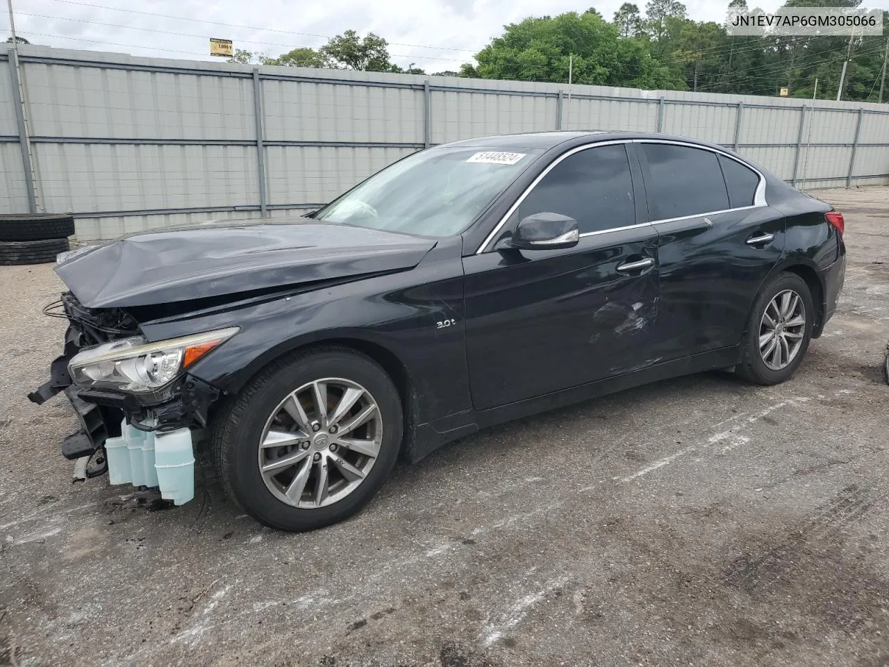 2016 Infiniti Q50 Premium VIN: JN1EV7AP6GM305066 Lot: 51448524