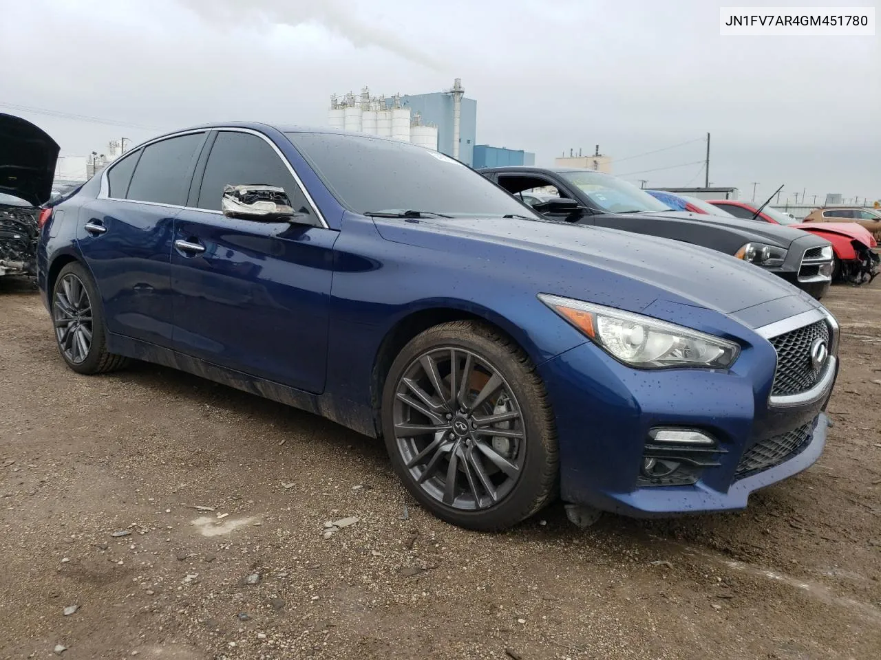 JN1FV7AR4GM451780 2016 Infiniti Q50 Red Sport 400