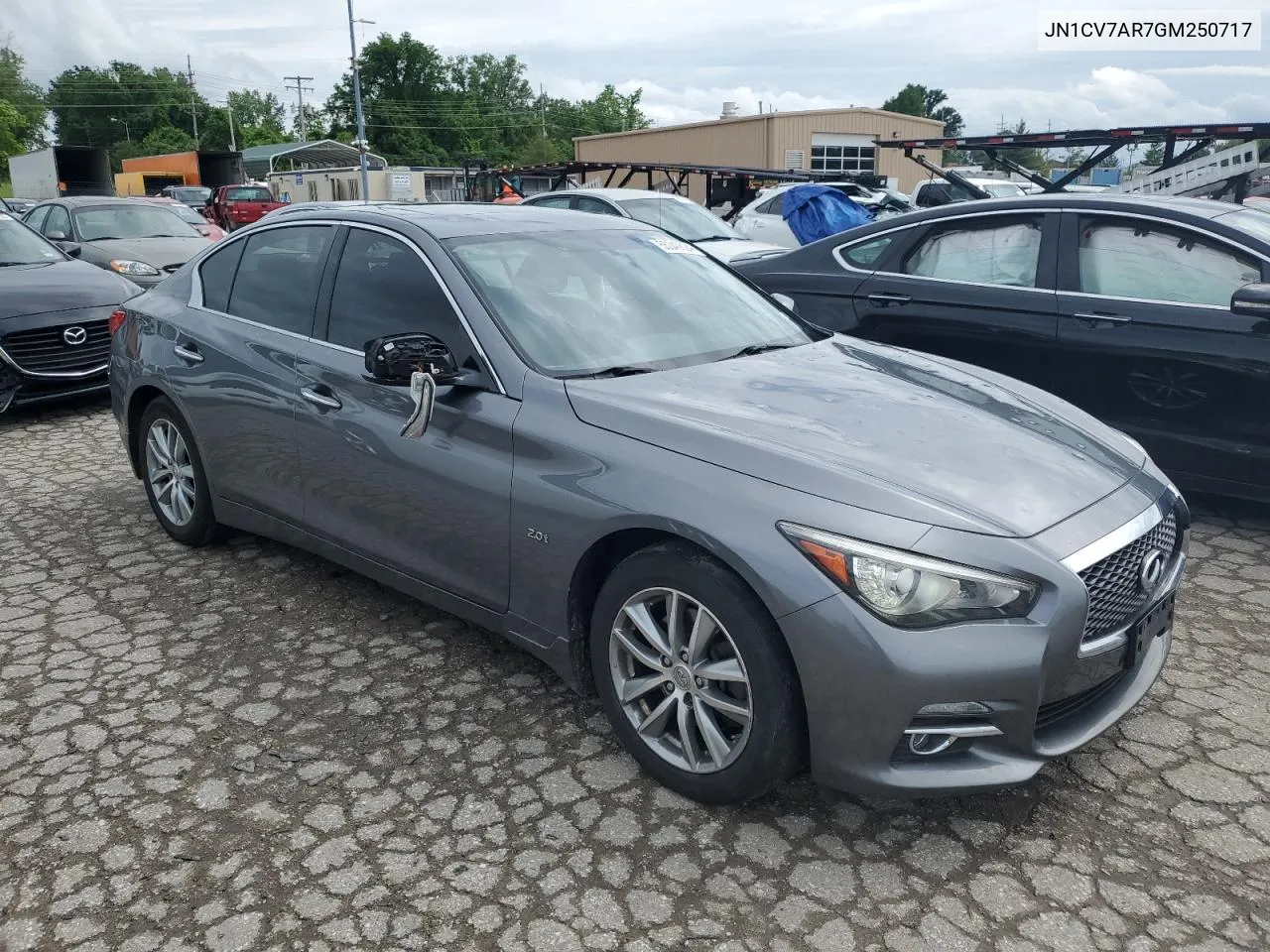 2016 Infiniti Q50 Base VIN: JN1CV7AR7GM250717 Lot: 55340624