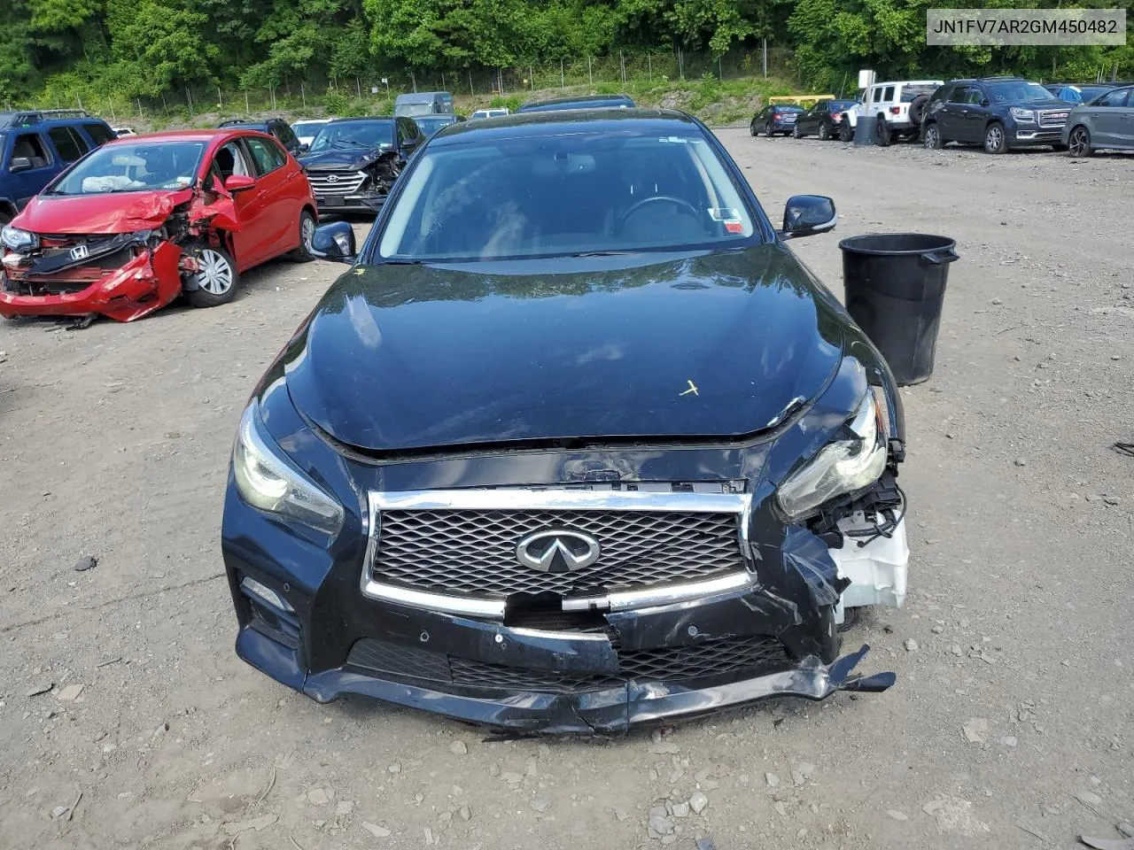 JN1FV7AR2GM450482 2016 Infiniti Q50 Red Sport 400