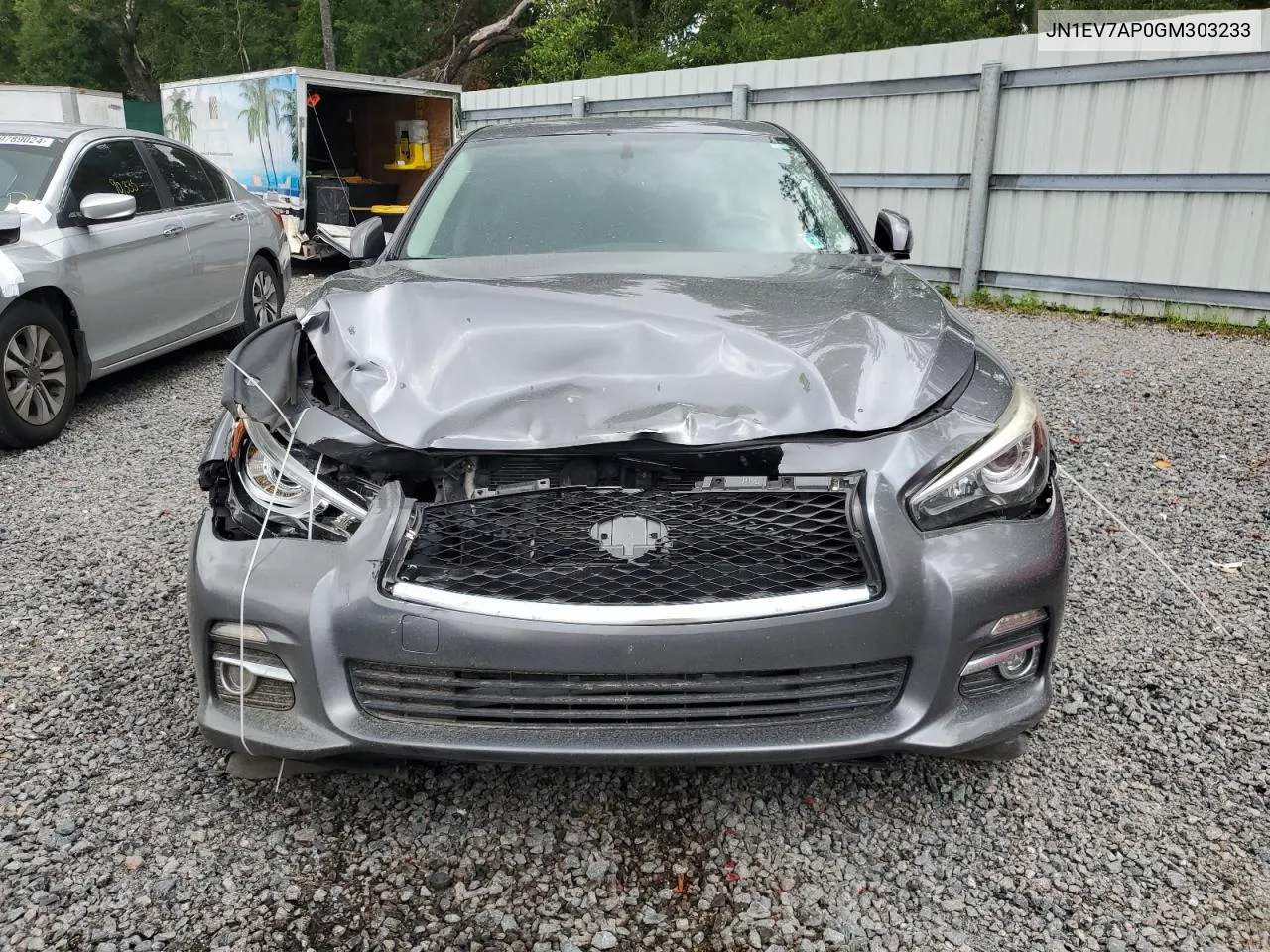 2016 Infiniti Q50 Premium VIN: JN1EV7AP0GM303233 Lot: 59850204