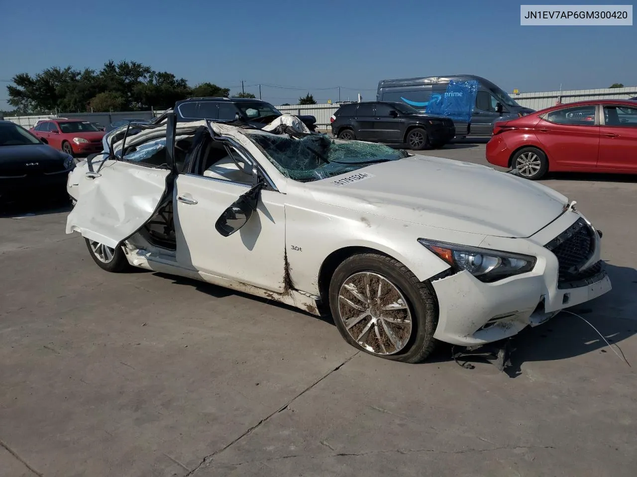 2016 Infiniti Q50 Premium VIN: JN1EV7AP6GM300420 Lot: 61791524