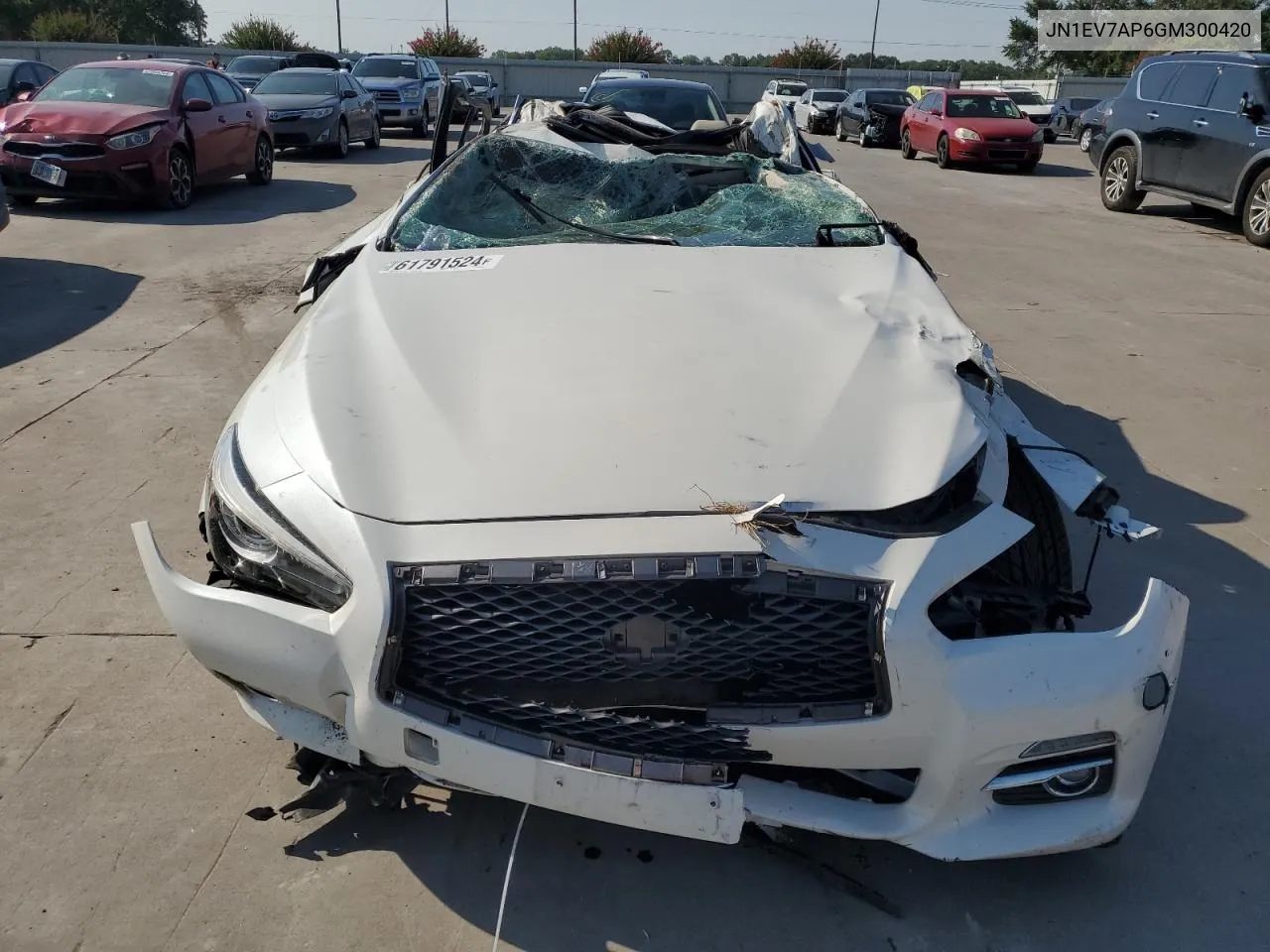 2016 Infiniti Q50 Premium VIN: JN1EV7AP6GM300420 Lot: 61791524