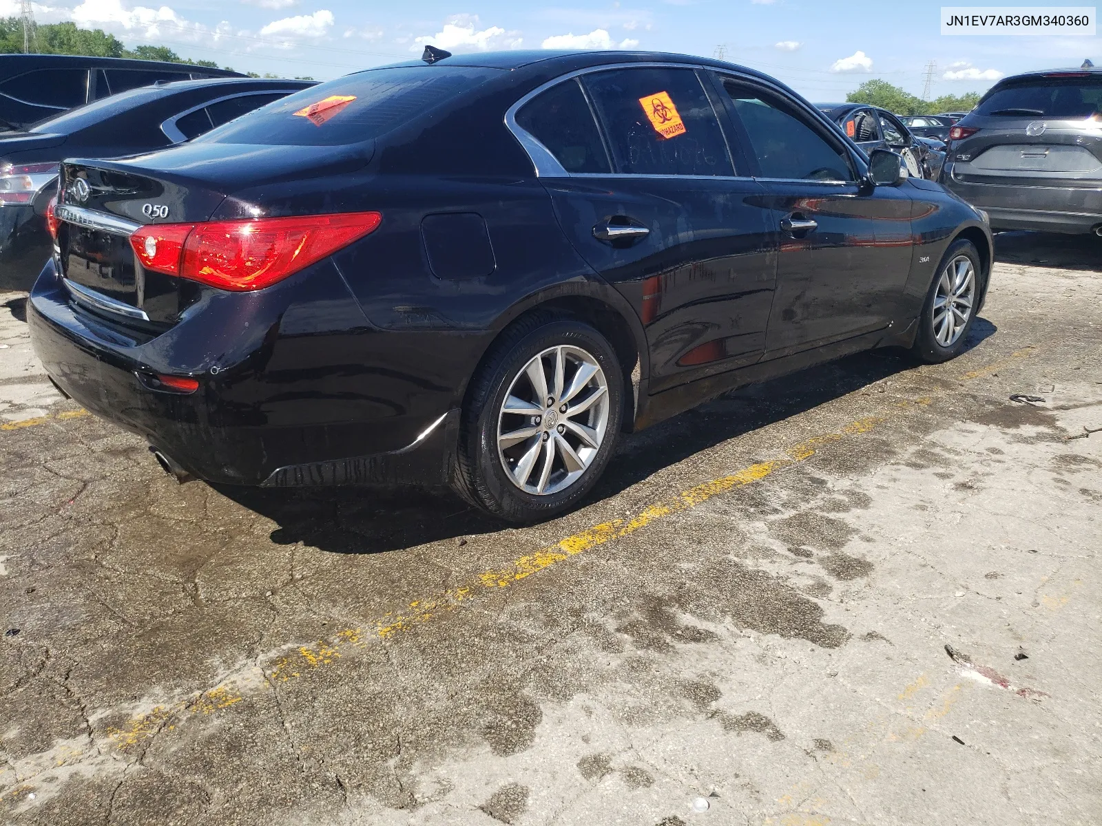 JN1EV7AR3GM340360 2016 Infiniti Q50 Premium