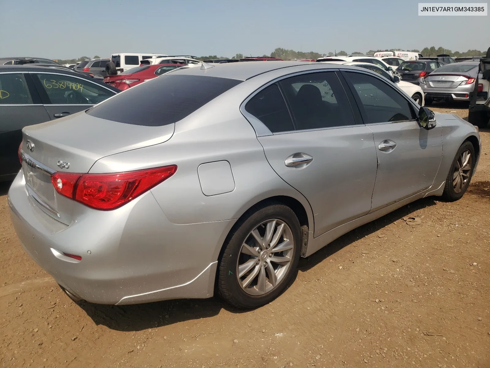 2016 Infiniti Q50 Premium VIN: JN1EV7AR1GM343385 Lot: 64886044