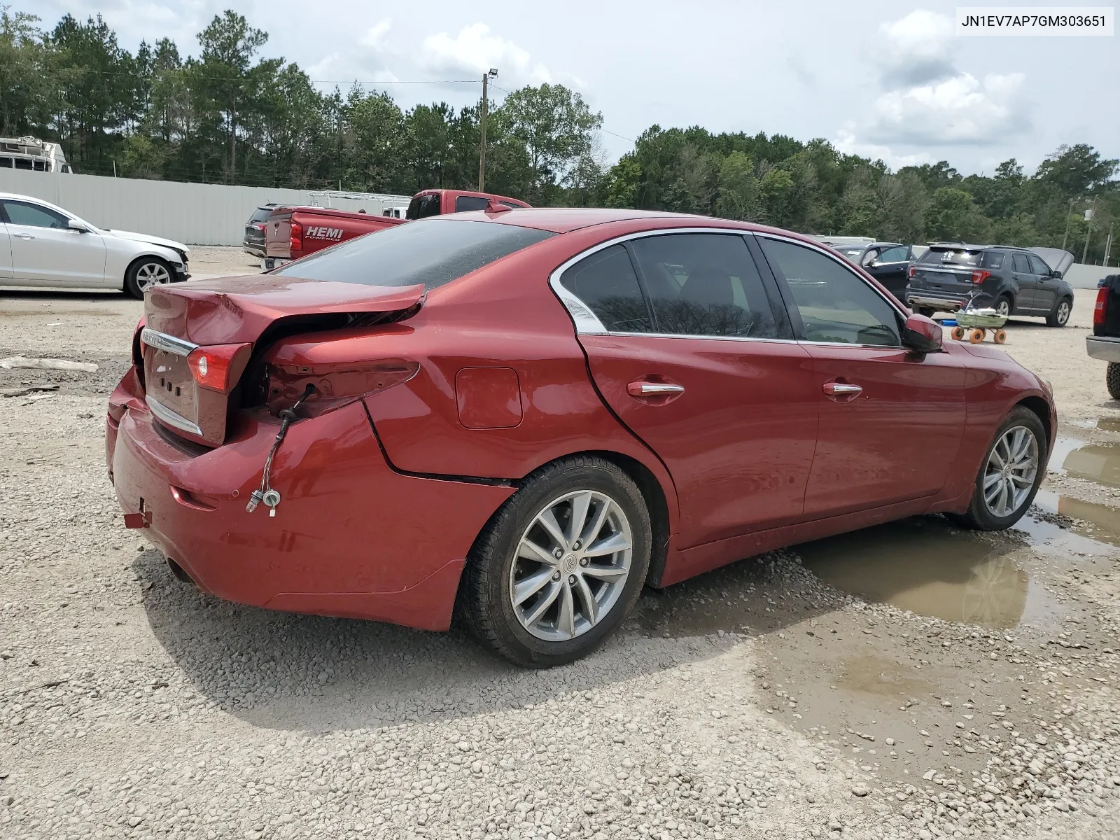 2016 Infiniti Q50 Premium VIN: JN1EV7AP7GM303651 Lot: 65137014