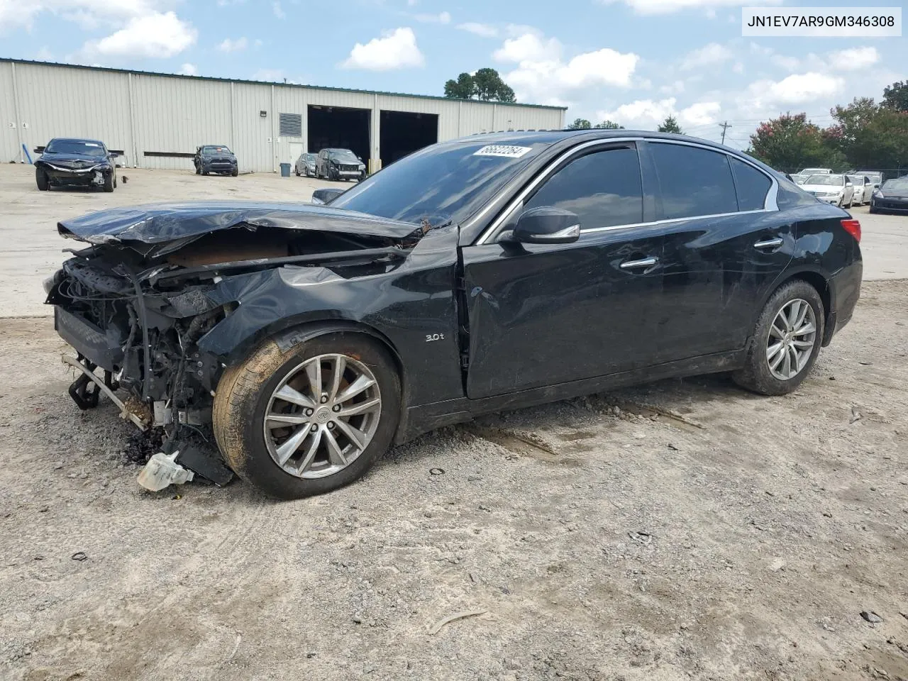 2016 Infiniti Q50 Premium VIN: JN1EV7AR9GM346308 Lot: 66622264