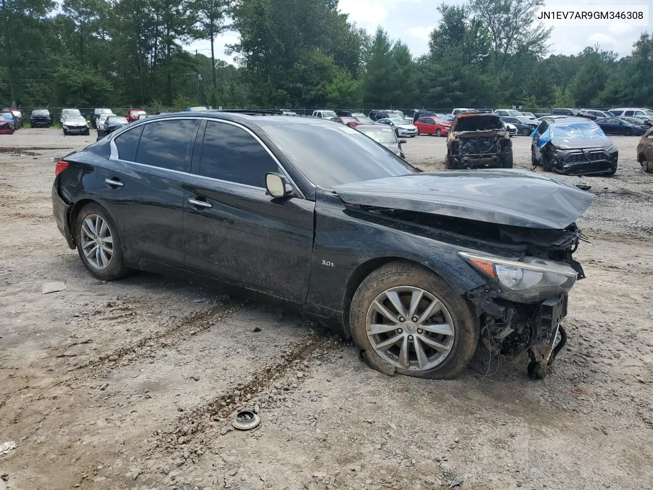 2016 Infiniti Q50 Premium VIN: JN1EV7AR9GM346308 Lot: 66622264