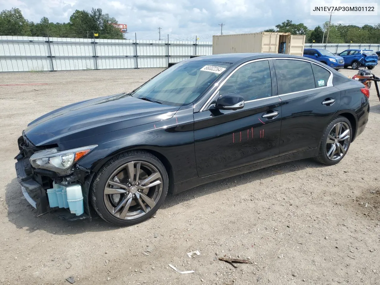 2016 Infiniti Q50 Premium VIN: JN1EV7AP3GM301122 Lot: 68002264