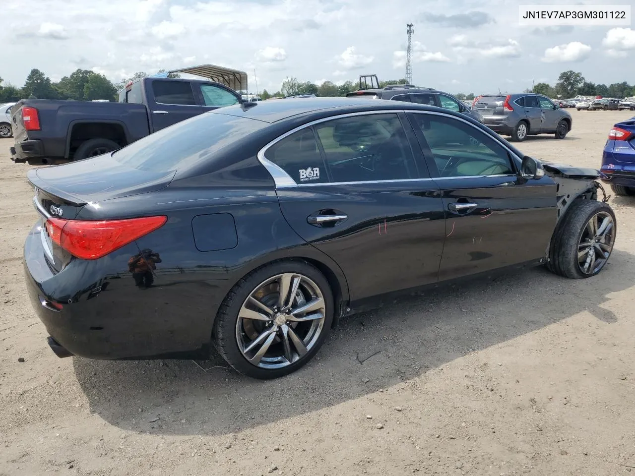 2016 Infiniti Q50 Premium VIN: JN1EV7AP3GM301122 Lot: 68002264