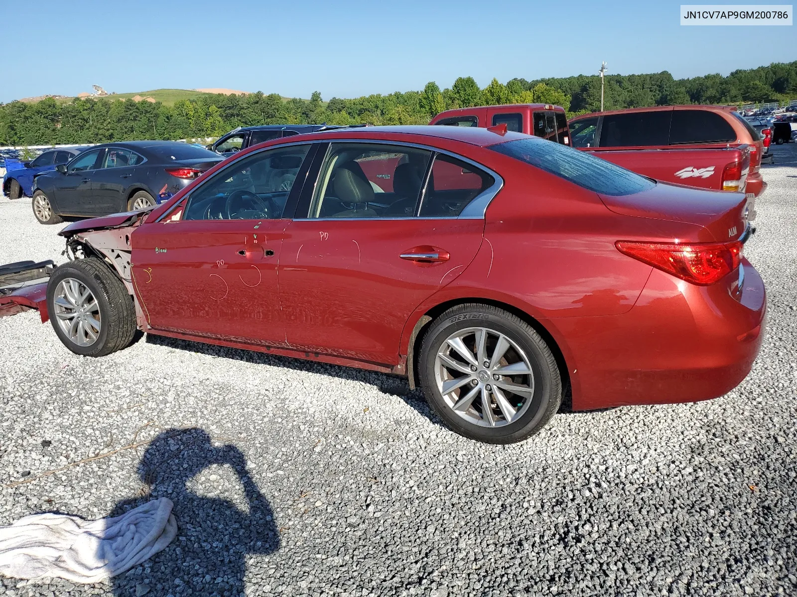 JN1CV7AP9GM200786 2016 Infiniti Q50 Base