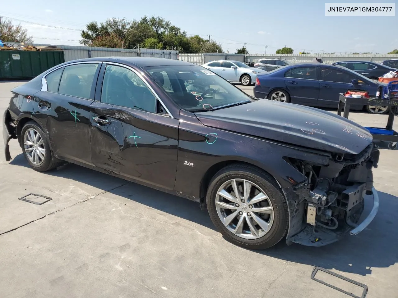 2016 Infiniti Q50 Premium VIN: JN1EV7AP1GM304777 Lot: 68770294