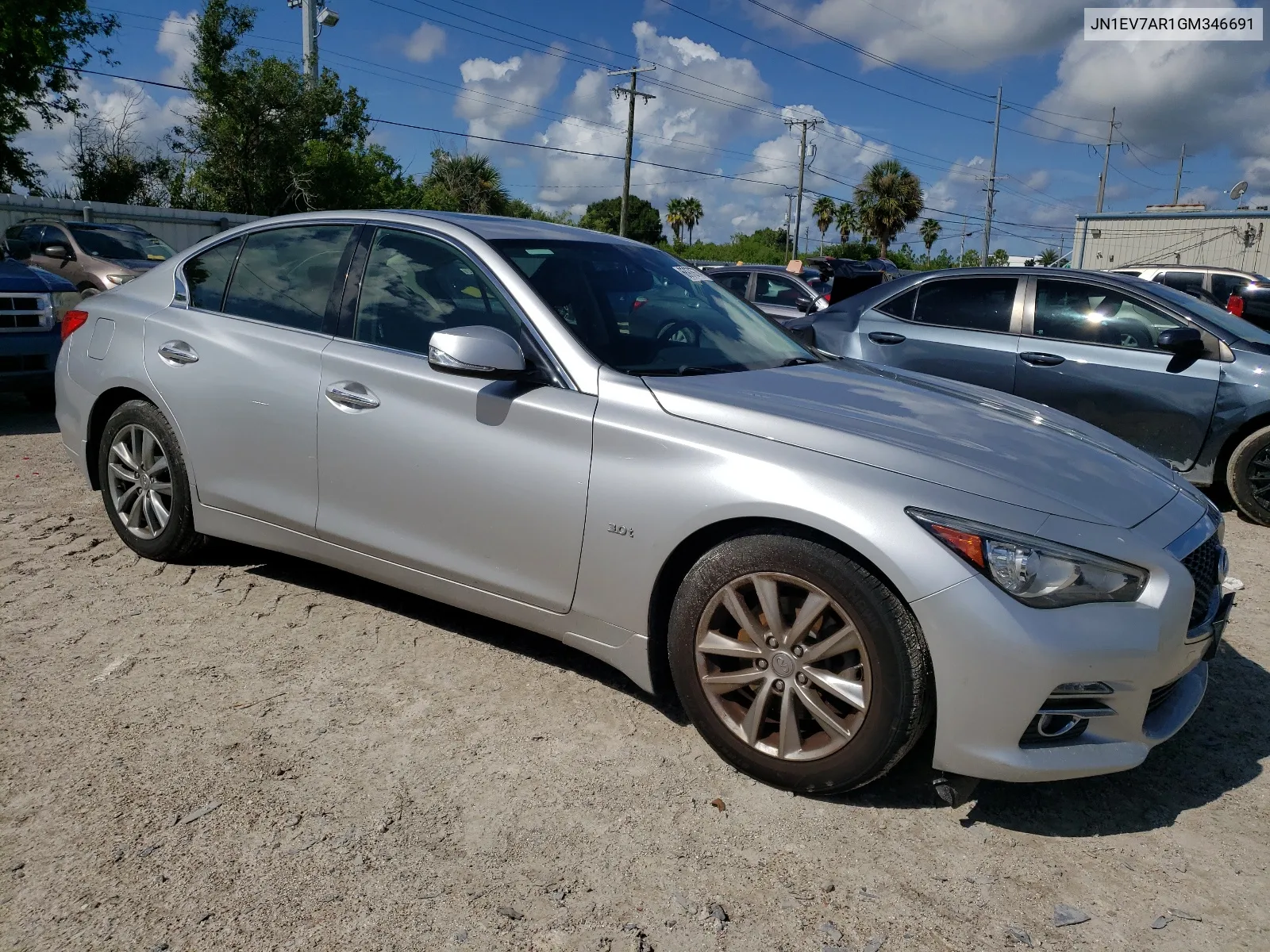 2016 Infiniti Q50 Premium VIN: JN1EV7AR1GM346691 Lot: 68976774