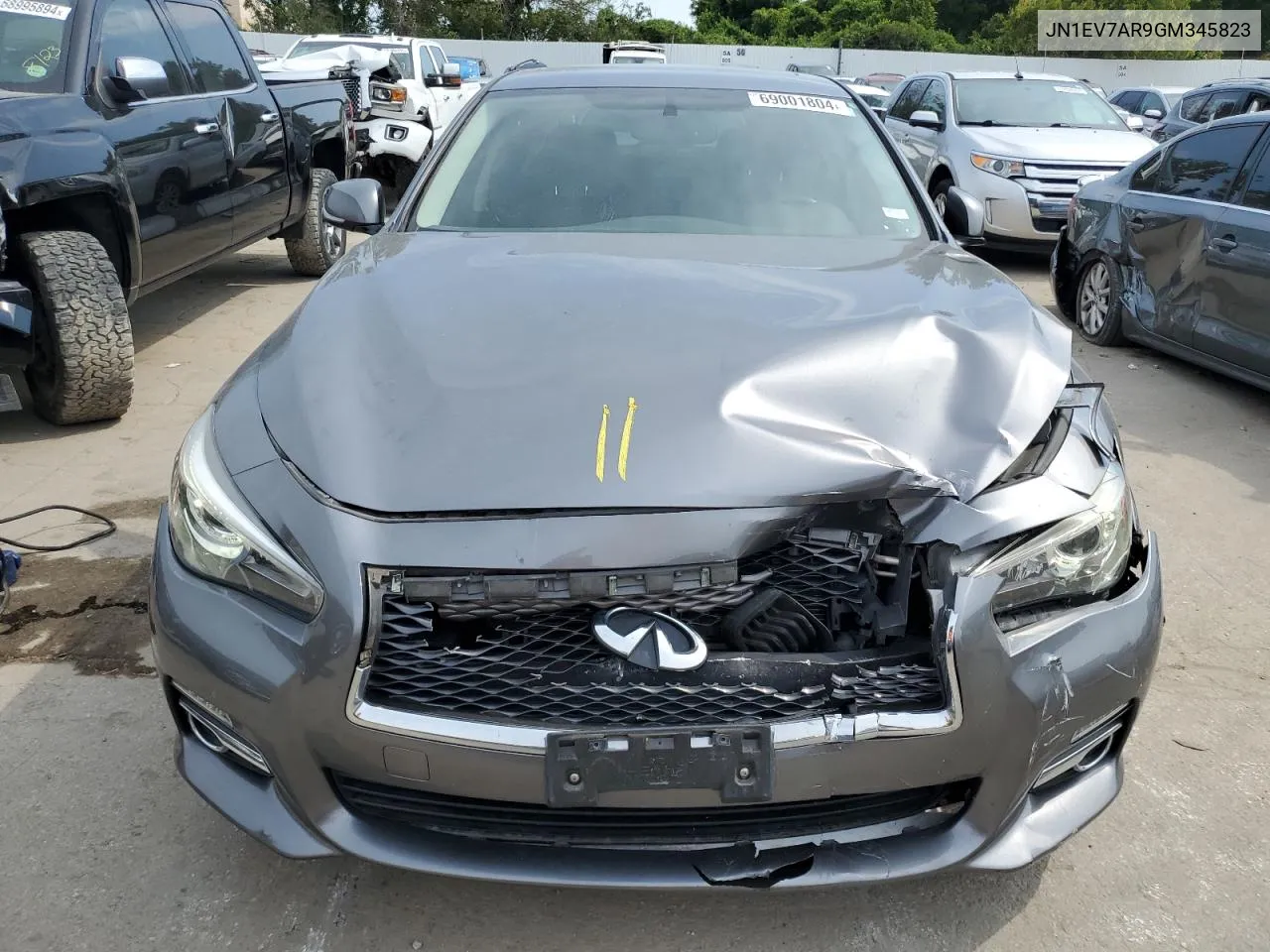 2016 Infiniti Q50 Premium VIN: JN1EV7AR9GM345823 Lot: 69001804