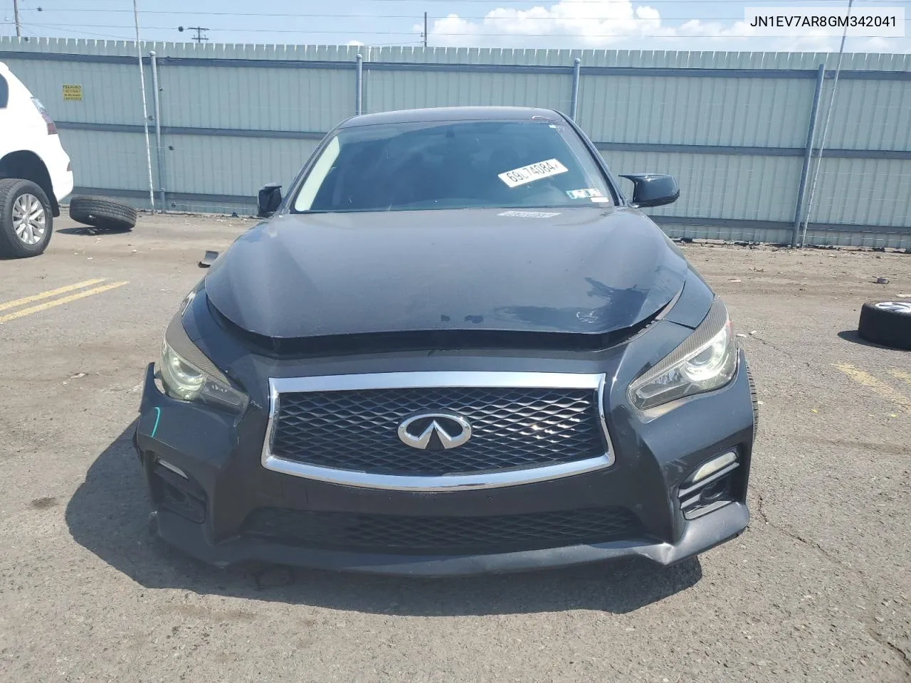 JN1EV7AR8GM342041 2016 Infiniti Q50 Premium