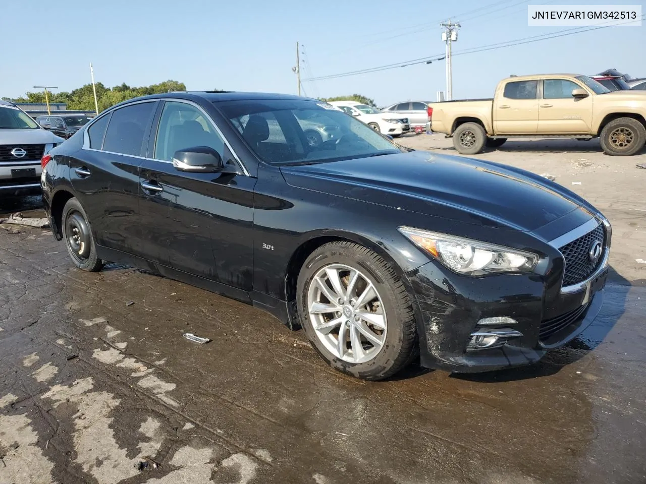 2016 Infiniti Q50 Premium VIN: JN1EV7AR1GM342513 Lot: 69332564