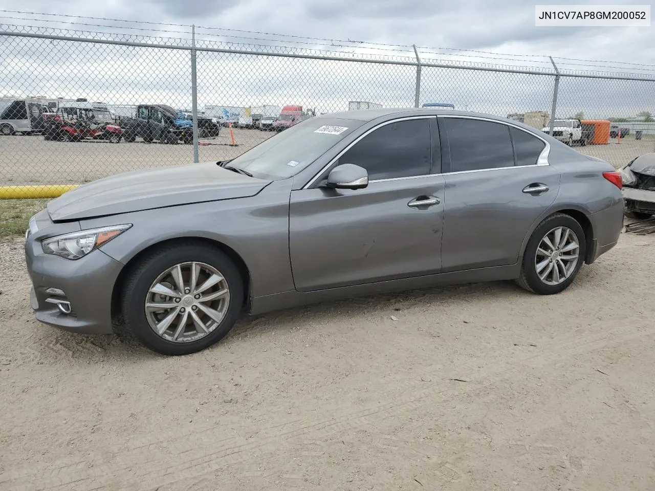 2016 Infiniti Q50 Base VIN: JN1CV7AP8GM200052 Lot: 69672644