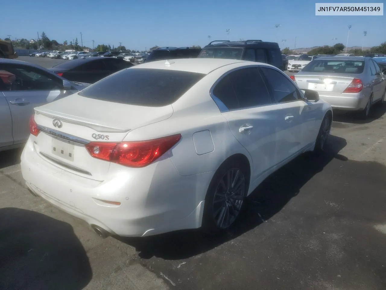 JN1FV7AR5GM451349 2016 Infiniti Q50 Red Sport 400