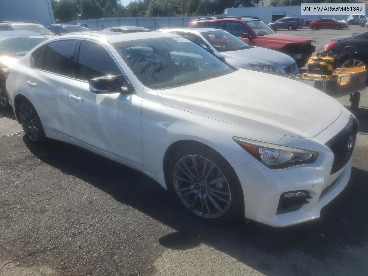 JN1FV7AR5GM451349 2016 Infiniti Q50 Red Sport 400