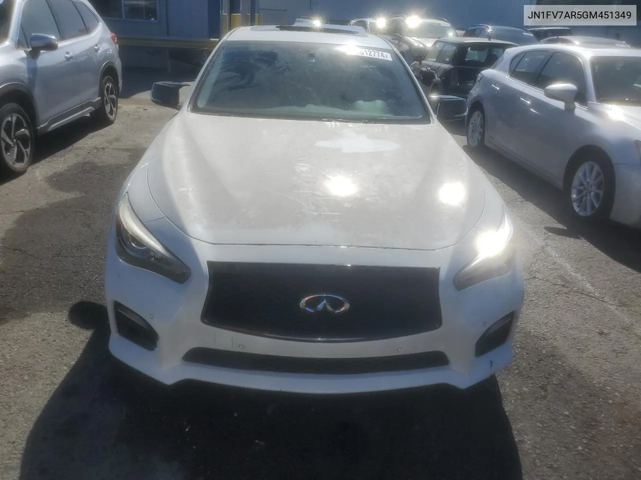 JN1FV7AR5GM451349 2016 Infiniti Q50 Red Sport 400