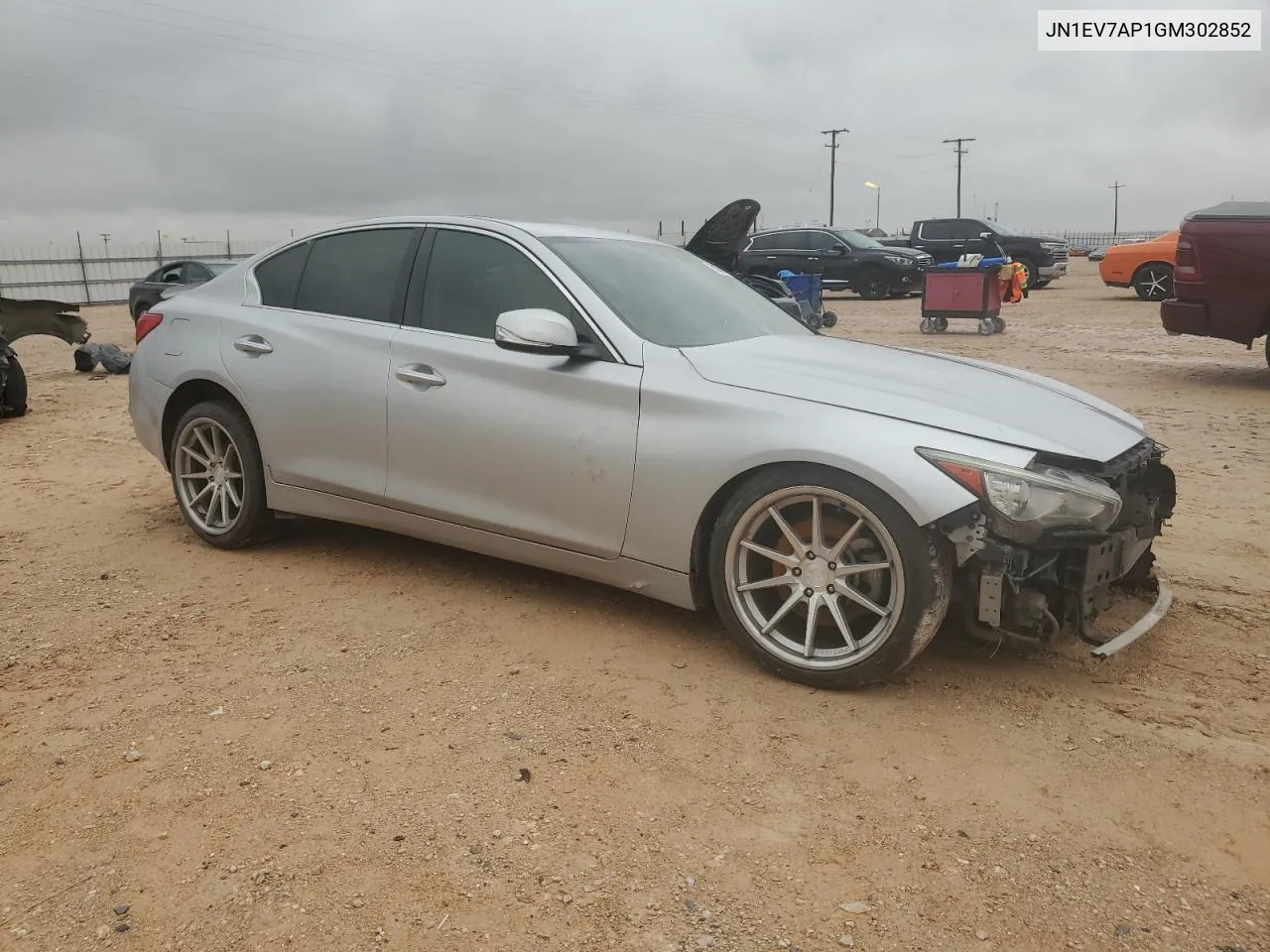 2016 Infiniti Q50 Premium VIN: JN1EV7AP1GM302852 Lot: 70245234