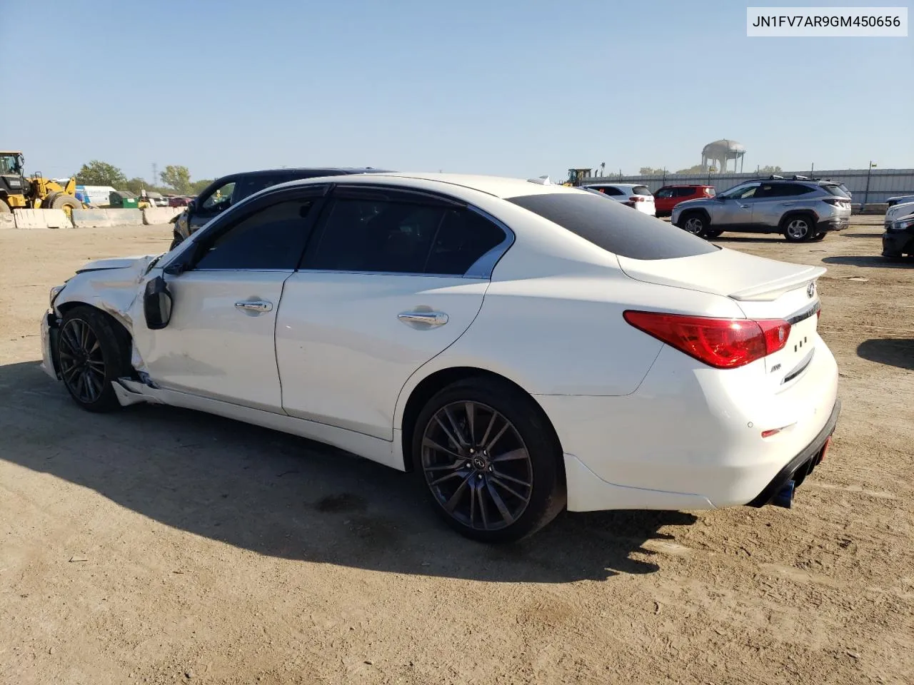 2016 Infiniti Q50 Red Sport 400 VIN: JN1FV7AR9GM450656 Lot: 70445314