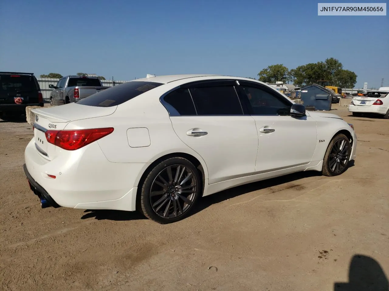 2016 Infiniti Q50 Red Sport 400 VIN: JN1FV7AR9GM450656 Lot: 70445314