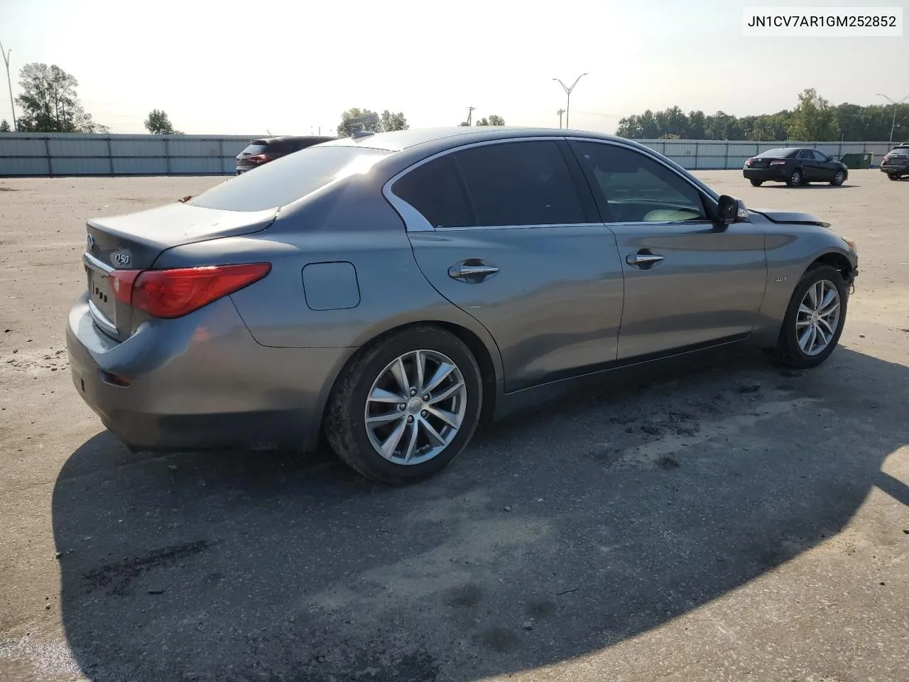 2016 Infiniti Q50 Base VIN: JN1CV7AR1GM252852 Lot: 70743244