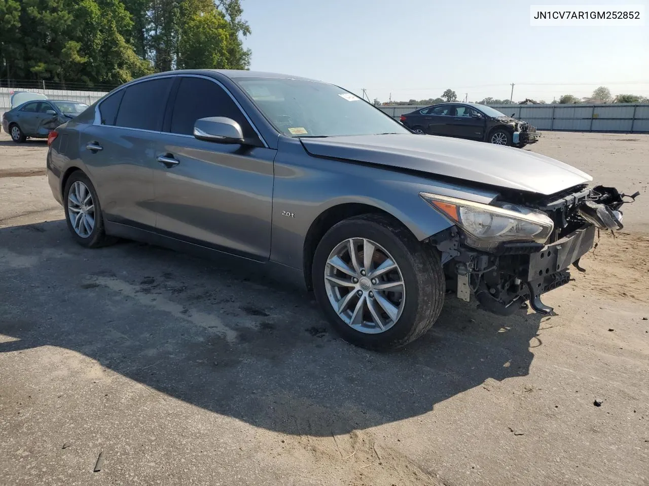 2016 Infiniti Q50 Base VIN: JN1CV7AR1GM252852 Lot: 70743244