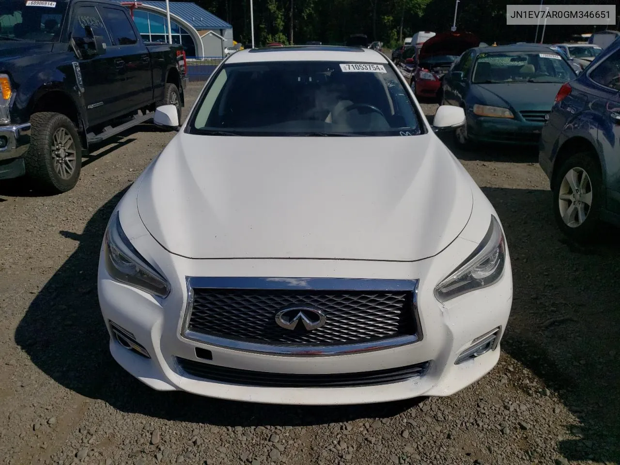 2016 Infiniti Q50 Premium VIN: JN1EV7AR0GM346651 Lot: 71053754