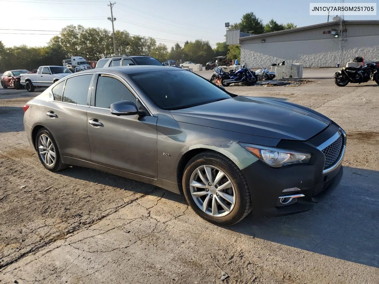 2016 Infiniti Q50 Base VIN: JN1CV7AR5GM251705 Lot: 71152274