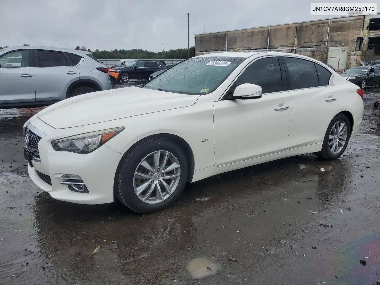 2016 Infiniti Q50 Base VIN: JN1CV7AR8GM252170 Lot: 71288384