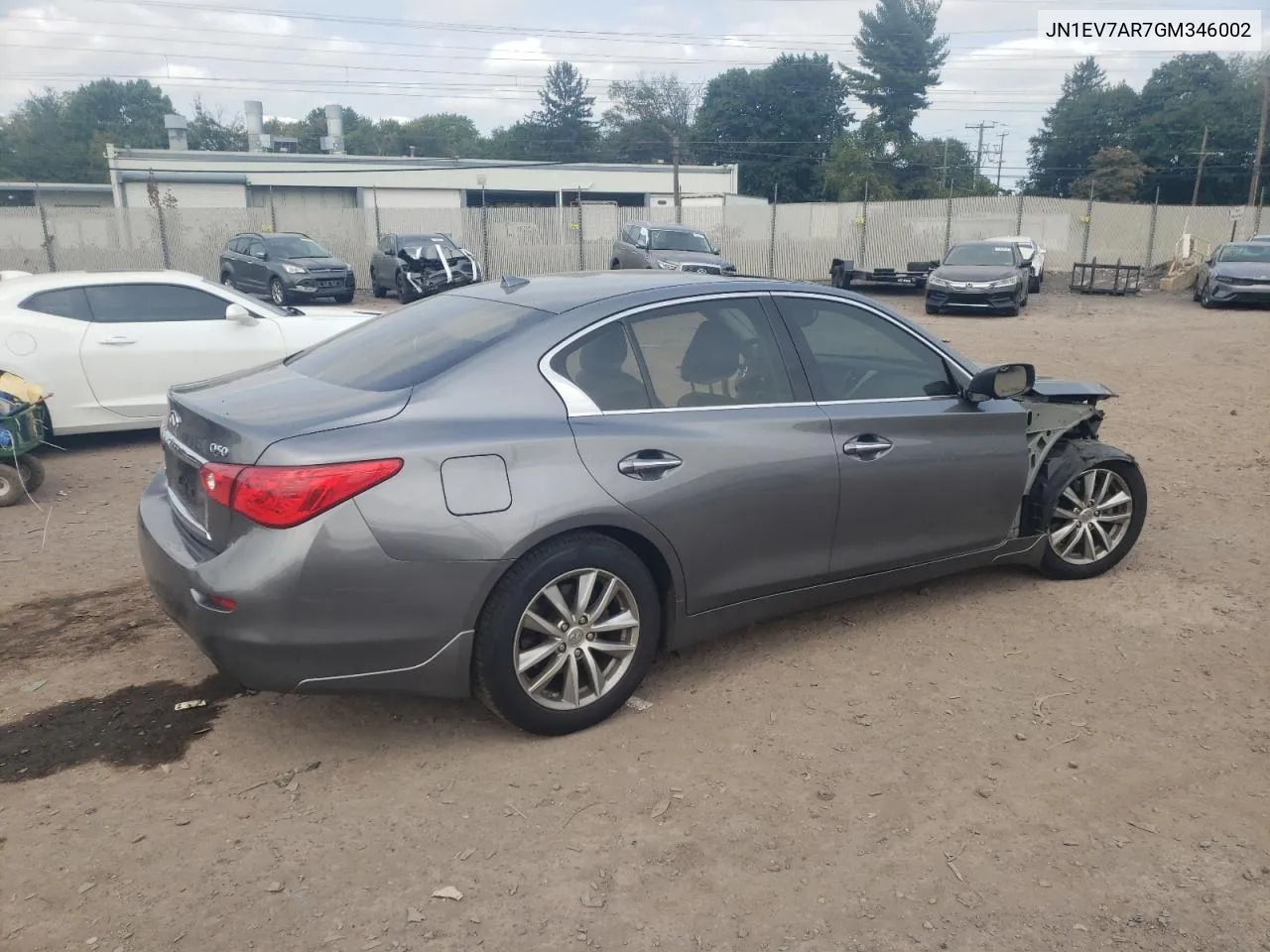 2016 Infiniti Q50 Premium VIN: JN1EV7AR7GM346002 Lot: 71603324