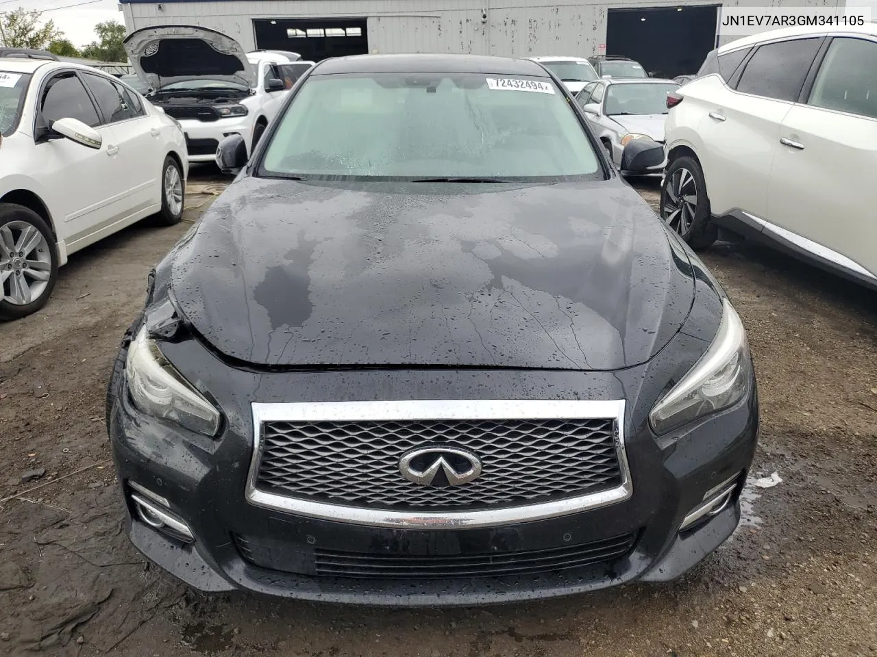 2016 Infiniti Q50 Premium VIN: JN1EV7AR3GM341105 Lot: 72432494